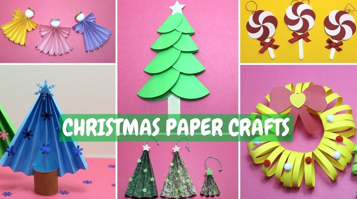 DIY Christmas Craft Paper Decorations