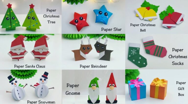 Fun Christmas Craft Paper Projects