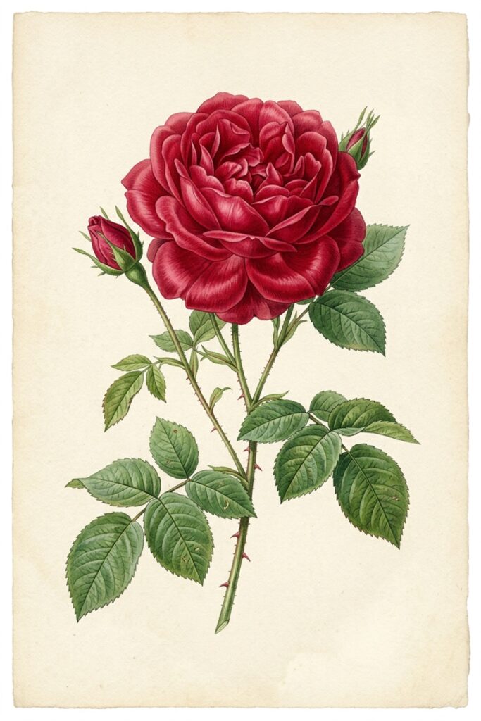 Realistic Rose (Rosa) in 6 Easy Steps