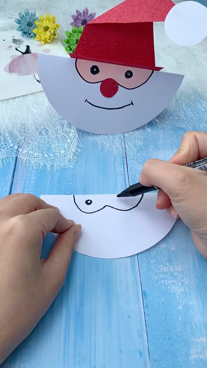 Step 3: Draw Jolly Cartoon Eyes with Catchlight Highlights