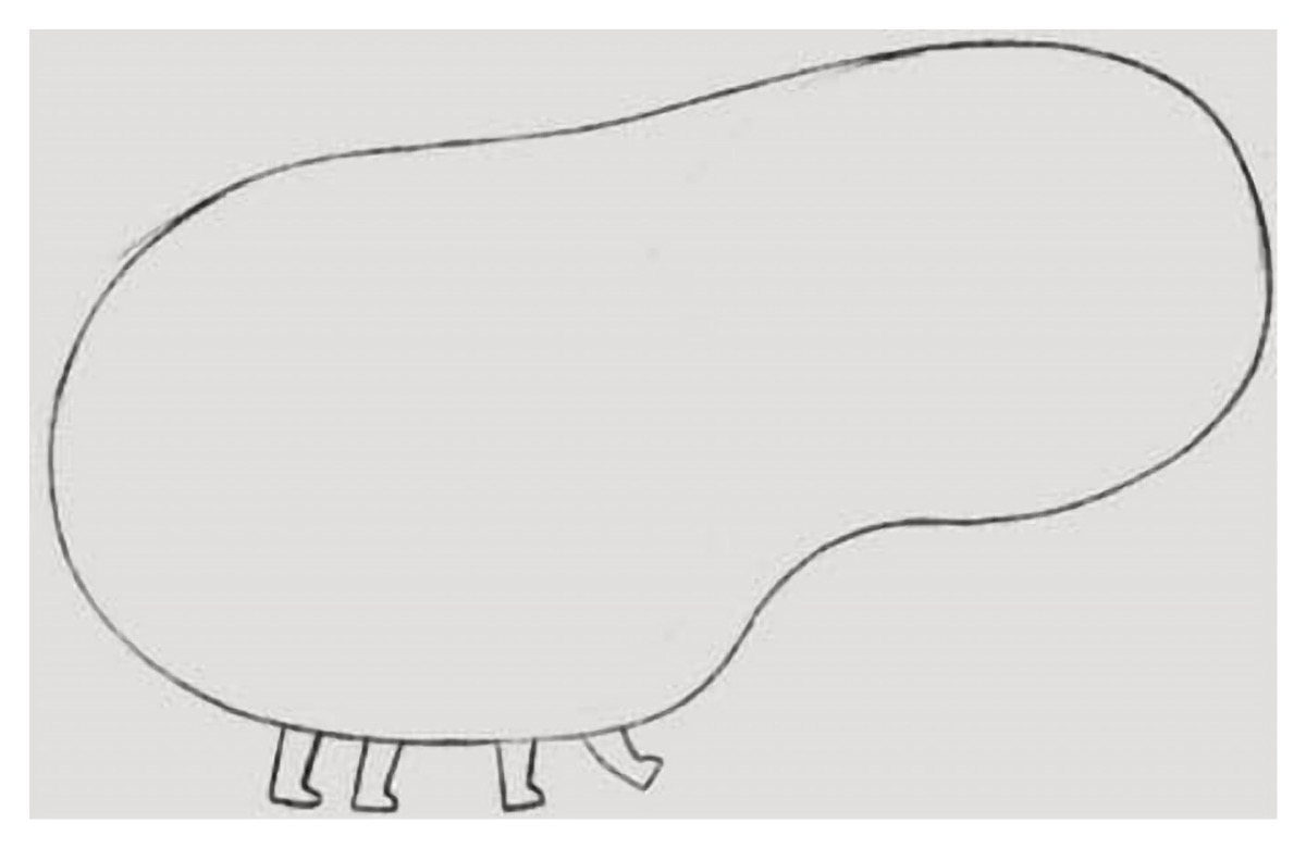 How to Draw a Capybara Step 4 Four Short Legs