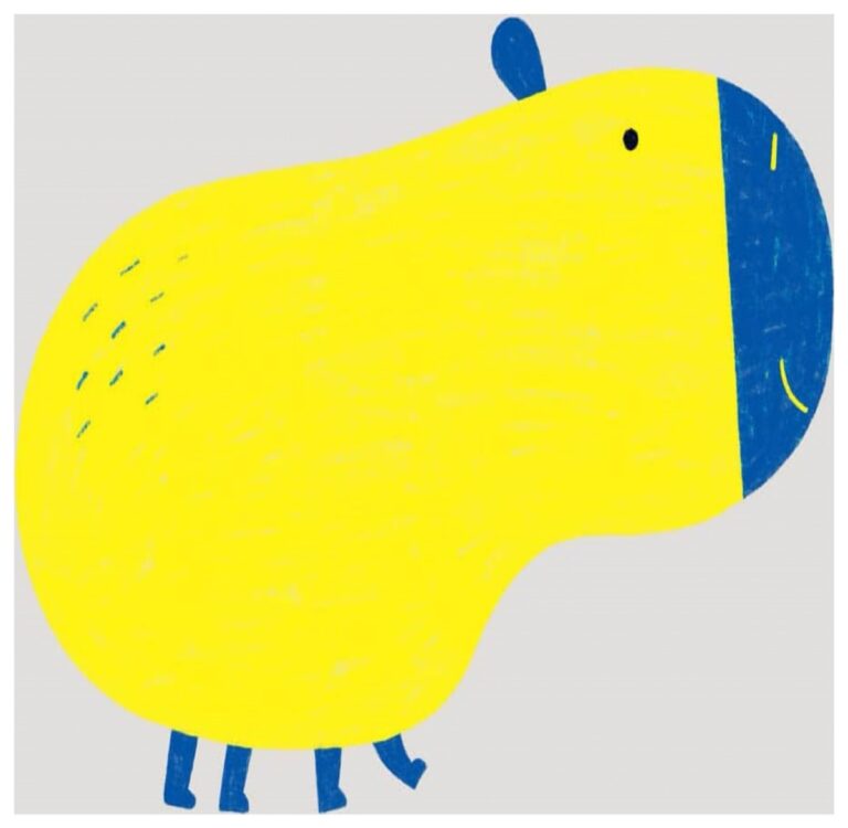 How To Draw Capybara Step 6 Final Colored Scaled - CraftyTalks Tutorial Step
