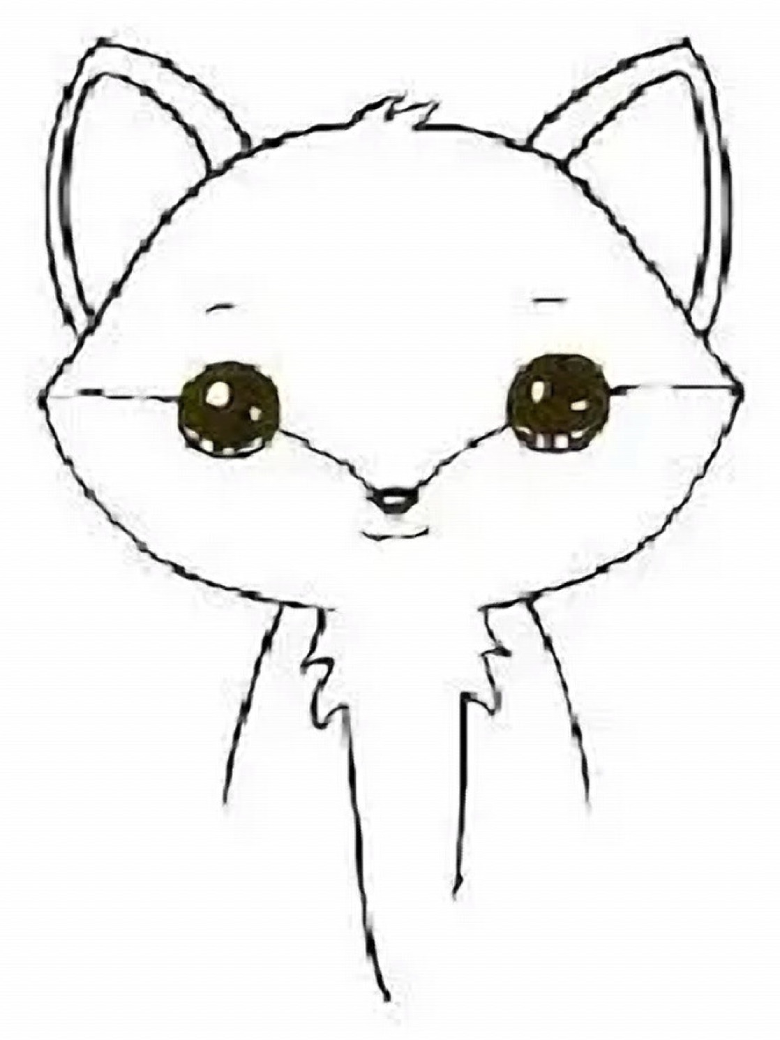 How to Draw a Red Fox Step 4 Hind Legs