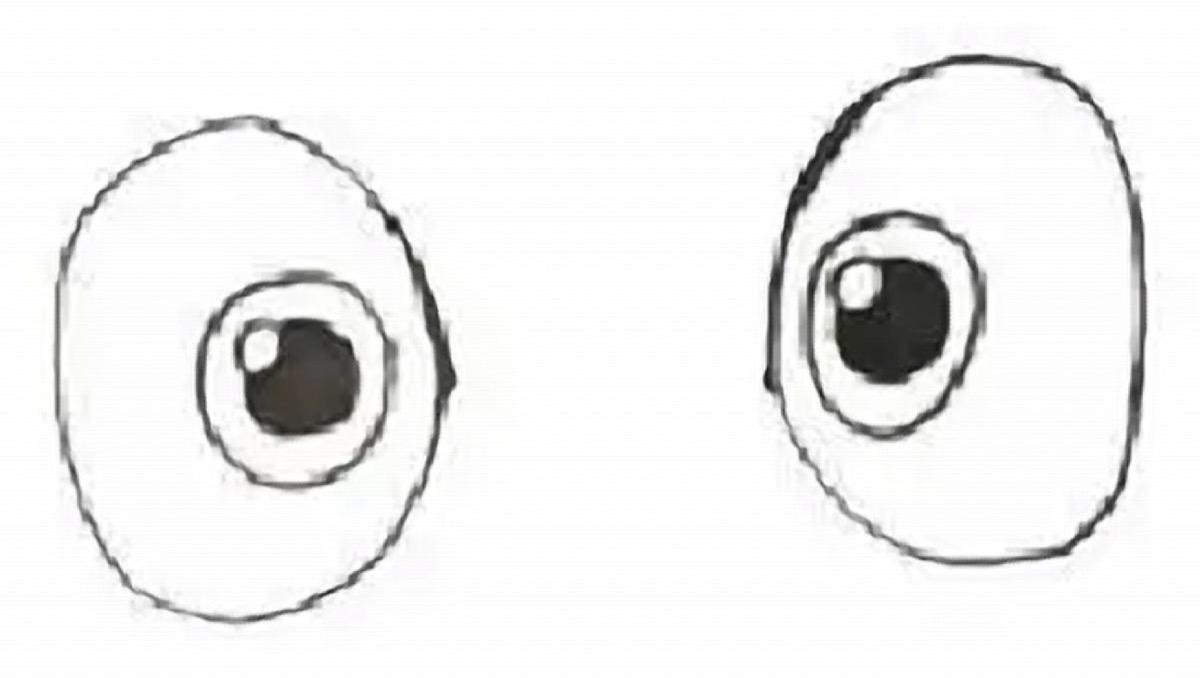 How to Draw a Frog Step 1 Bulging Eyes