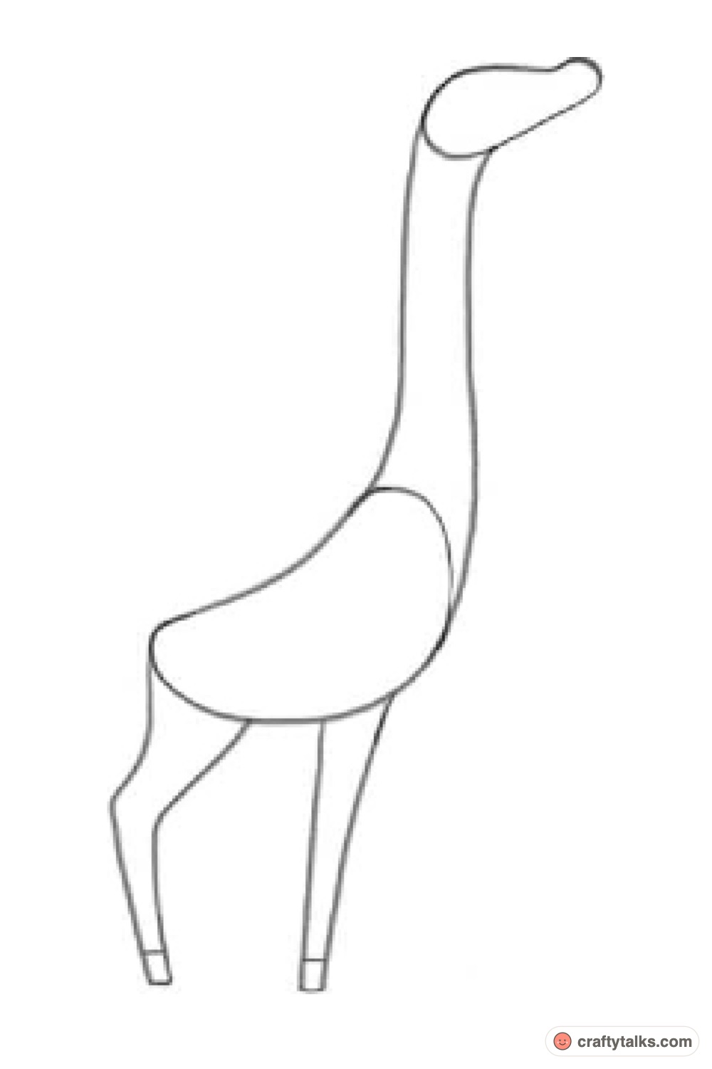 Step 2 Cartoon Giraffe Neck and Leg Pillars