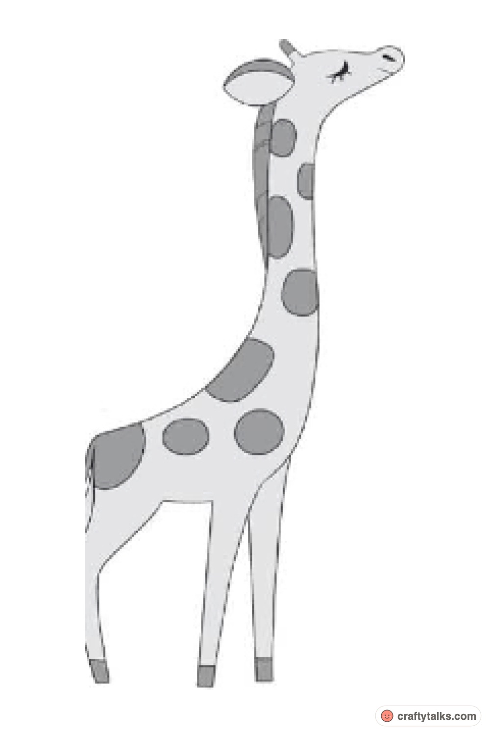 Step 6 Cartoon Giraffe Value Shading and Polish