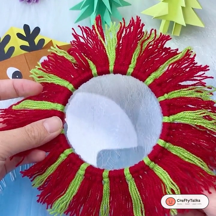 Step 4: Brushing Out and Trimming Dimensional Evergreen Fringe Boughs